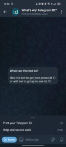 What’s my Telegram ID? 2
