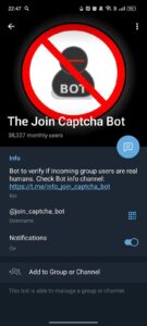 The Join Captcha Bot 4