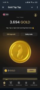 Gold Tap Tap 1