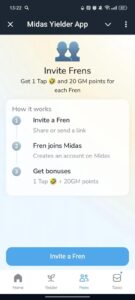 Midas Yielder App 3