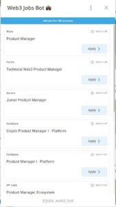 Web3 Jobs Bot 💼 2