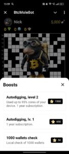 BtcMoleBot 2