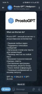 Prosto GPT 1