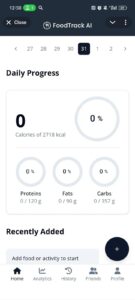 FoodTrack AI 1