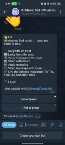 KDMusic Bot I Music search 2