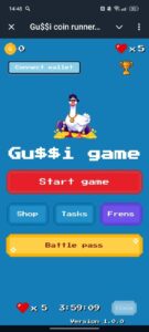 Gu$$i coin runner Game 1