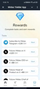 Midas Yielder App 4