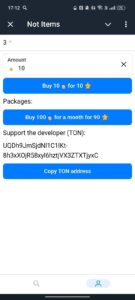 Not Items 3