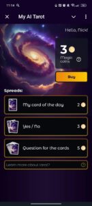 My AI Tarot 1