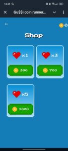 Gu$$i coin runner Game 2