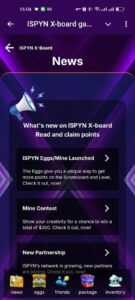 ISPYN X-board game 4