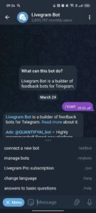 Livegram Bot 2
