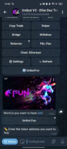 Unibot V2 — Elite Dex Trading Bot 2