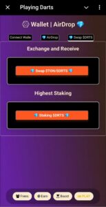 Playing Darts 3