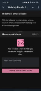 Hide My Email — free email aliases forever 2