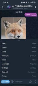 AI Photo Improver | PhotoFixerBot | Enhance & Upscale 3
