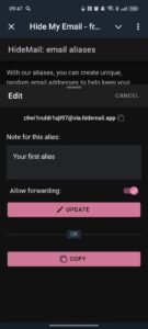 Hide My Email — free email aliases forever 3