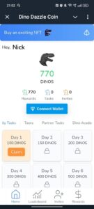 Dino Dazzle Coin 3