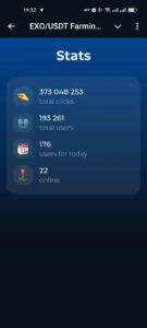 EXO/USDT Farming Bot APP 4