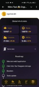 Nitro Taxi 🚖 Crypto Racing 📈 6