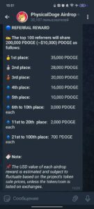 PhysicalDoge Airdrop 3