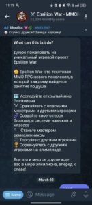 ⚔️ Epsilion War — MMORPG 1