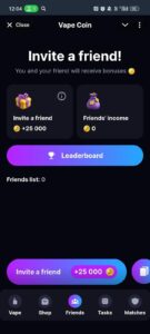 VAPE COIN — Tap to Earn 3