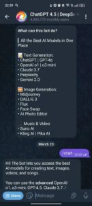ChatGPT (@gpt4telegrambot) 1