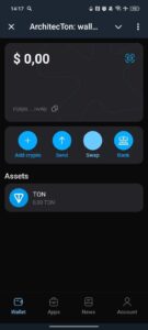 ArchitecTon: wallet & apps catalog 1