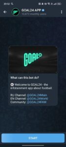 GOAL24 APP ✔ 3