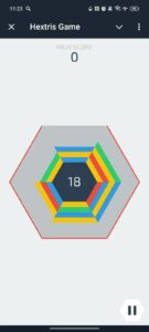 Hextris Game 1