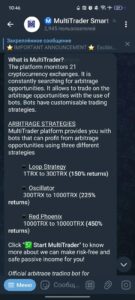 Ⓜ️ MultiTrader Smart Arbitrage Trading Platform 4