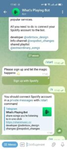What’s Playing Bot 1