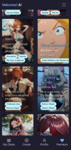 Nekomori 👾 AI Anime Chat 1