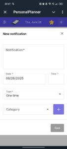 PersonalPlanner 3