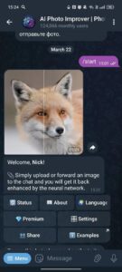 AI Photo Improver | PhotoFixerBot | Enhance & Upscale 2
