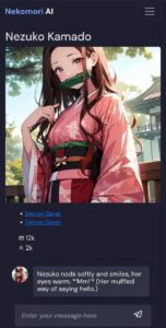 Nekomori 👾 AI Anime Chat 2
