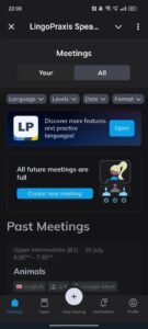 LingoPraxis Speaking Club 1