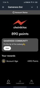 Gameness 1