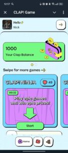 CLAP! Game 1