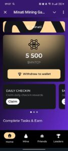 Minati Mining Game 1