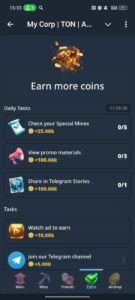 My Corp | TON | Airdrop | Play to Earn | Durov 4