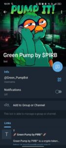 Green Pump by $PIRB 4