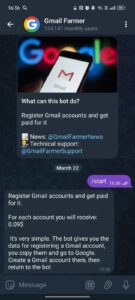 Gmail Farmer 1