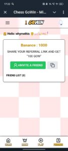 Chess GoWin — Mine $GOW 3