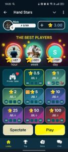Hand Stars 2