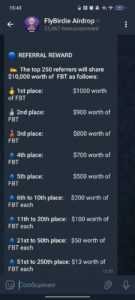 FlyBirdie Airdrop 3