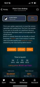 Finch Coin Airdrop 1