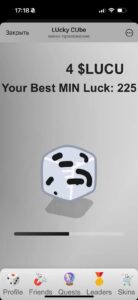 LUcky CUbe 1