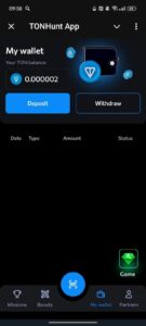 TONHunt App 3